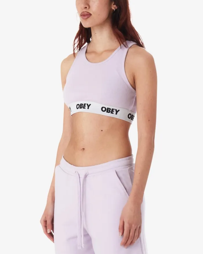 Women LISA II RIB TANK Orchid Petal OBEY Clothing TOPS