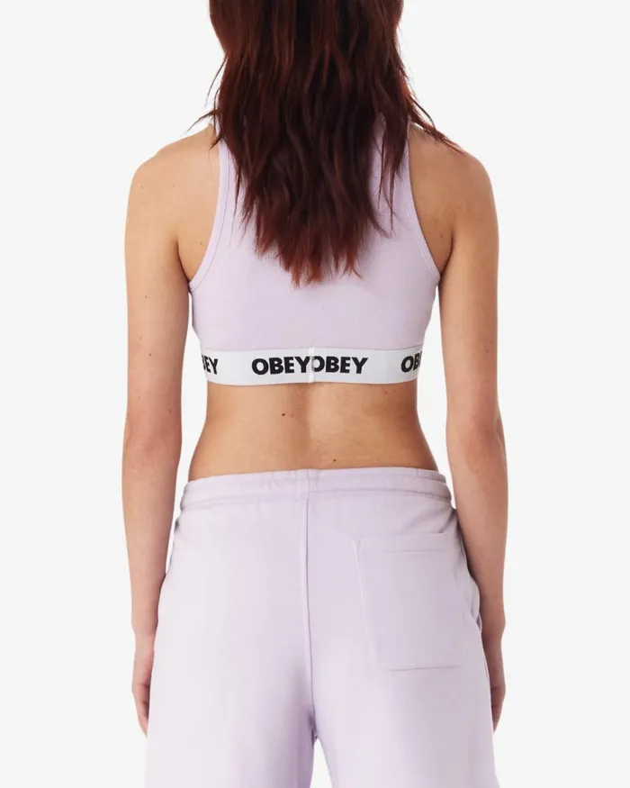 Women LISA II RIB TANK Orchid Petal OBEY Clothing TOPS