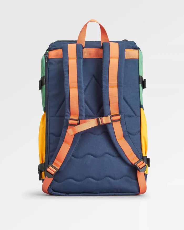 WomenMen Backpacks and Bags Passenger Boondocker Recycled 26L Backpack Navy Laurel Green Blue Haze Navy Laurel Green Blue Haze