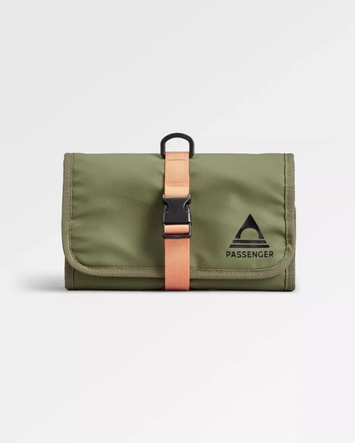 WomenMen Backpacks and Bags Passenger Drop Recycled Wash Kit Khaki Khaki