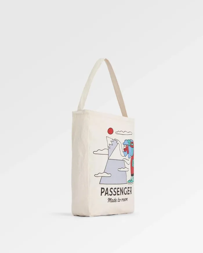 WomenMen Backpacks and Bags Passenger Sneaky Peak Organic Cotton Tote Bag Multi Passenger Multi Passenger