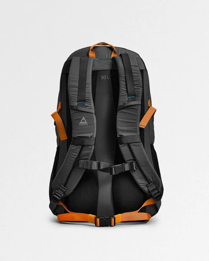 WomenMen Backpacks and Bags Passenger Track Recycled 30L Backpack Black Black