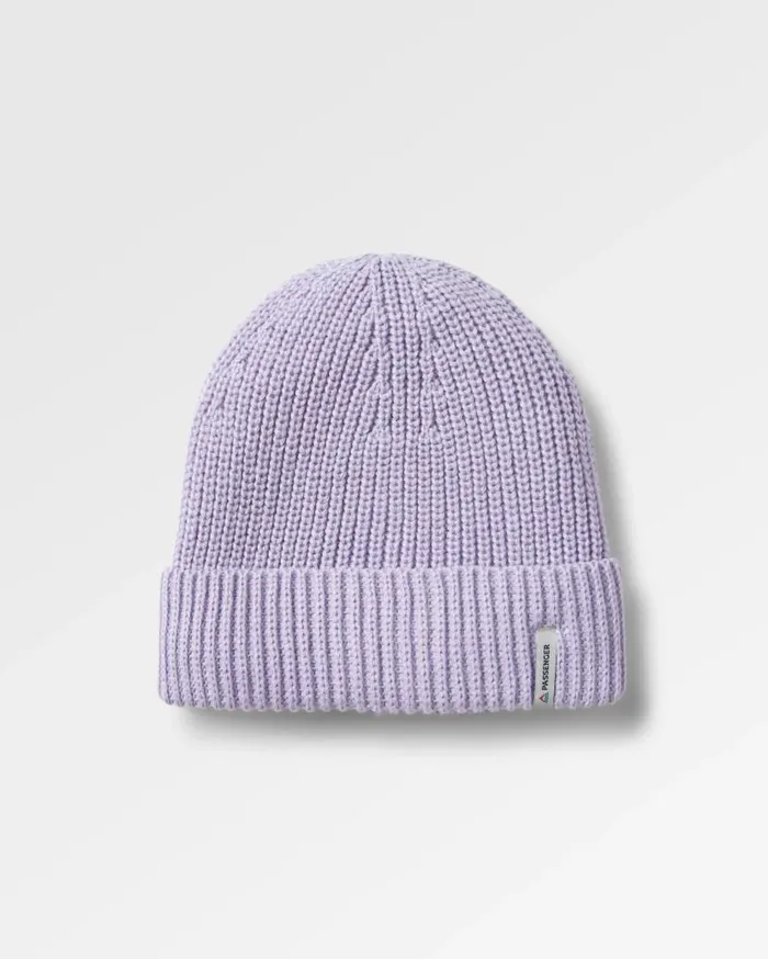 WomenMen Beanies Passenger Compass Recycled Beanie Lilac Mist Lilac Mist