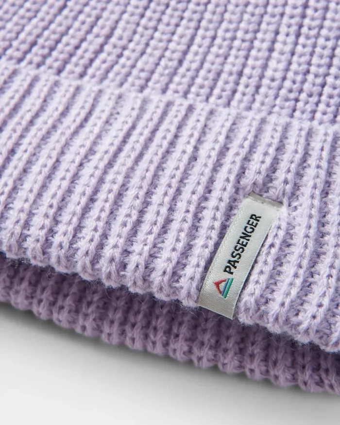 WomenMen Beanies Passenger Compass Recycled Beanie Lilac Mist Lilac Mist