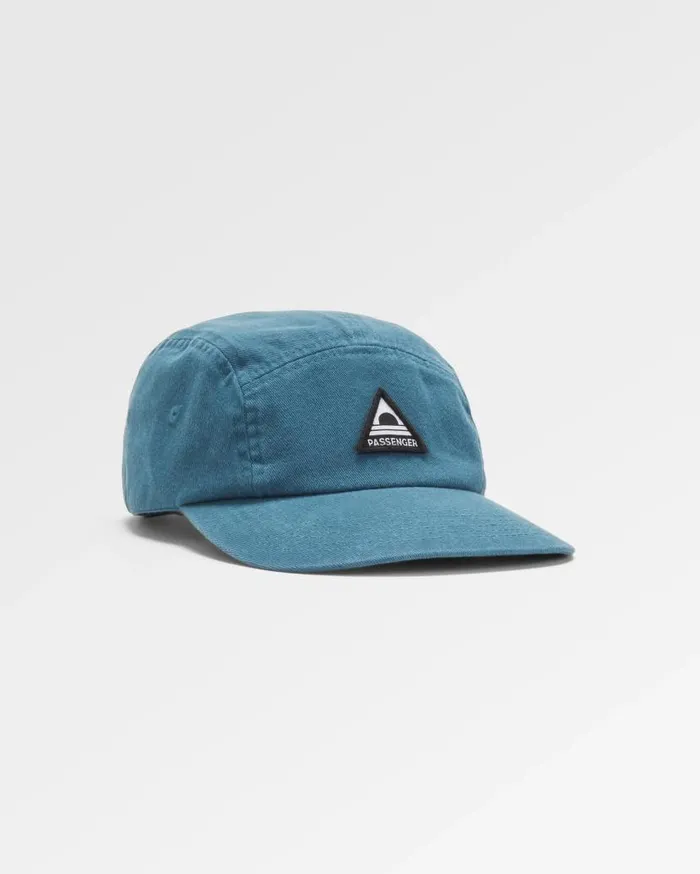 WomenMen Caps and Hats Passenger Fixie Recycled 5 Panel Cap Tidal Blue Tidal Blue