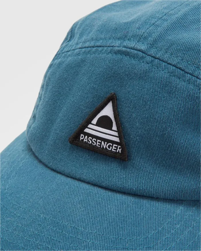 WomenMen Caps and Hats Passenger Fixie Recycled 5 Panel Cap Tidal Blue Tidal Blue