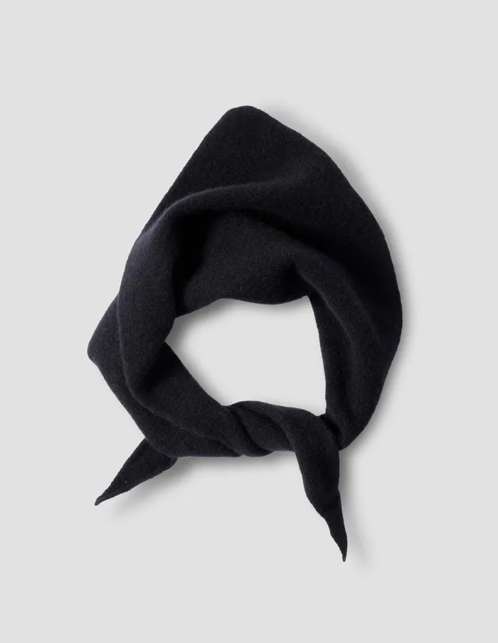 WomenMen Mhl Scout Scarf Black Margaret Howell Scarves