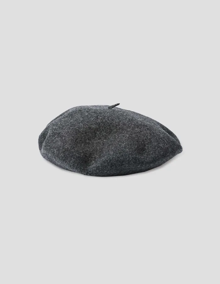 WomenMen Mhl Wool Beret Charcoal Margaret Howell Hats