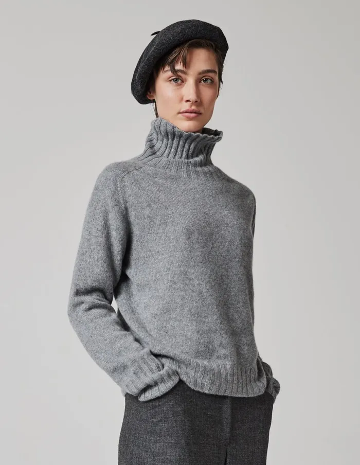 WomenMen Mhl Wool Beret Charcoal Margaret Howell Hats