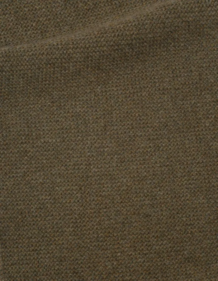 WomenMen Purl Stitch Scarf Khaki Tobacco Twist Margaret Howell Scarves WomenMen Purl Stitch Scarf Khaki Tobacco Twist Margaret Howell Scarves