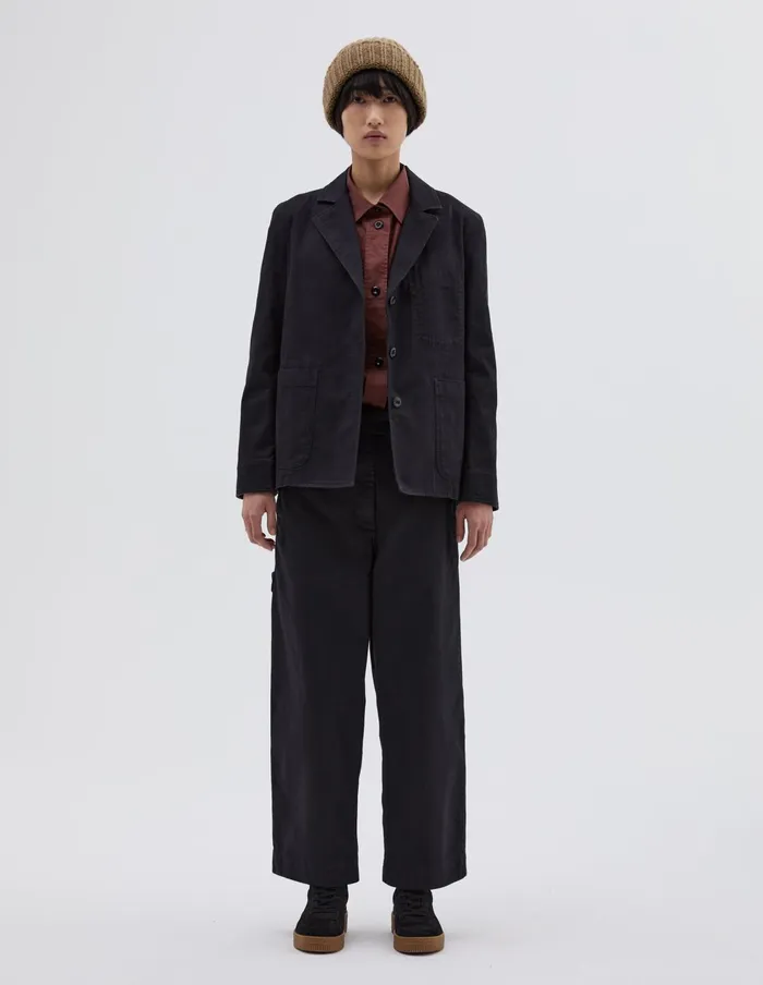 Women Mhl Asymmetric Blazer Indigo Margaret Howell Jackets and Coats