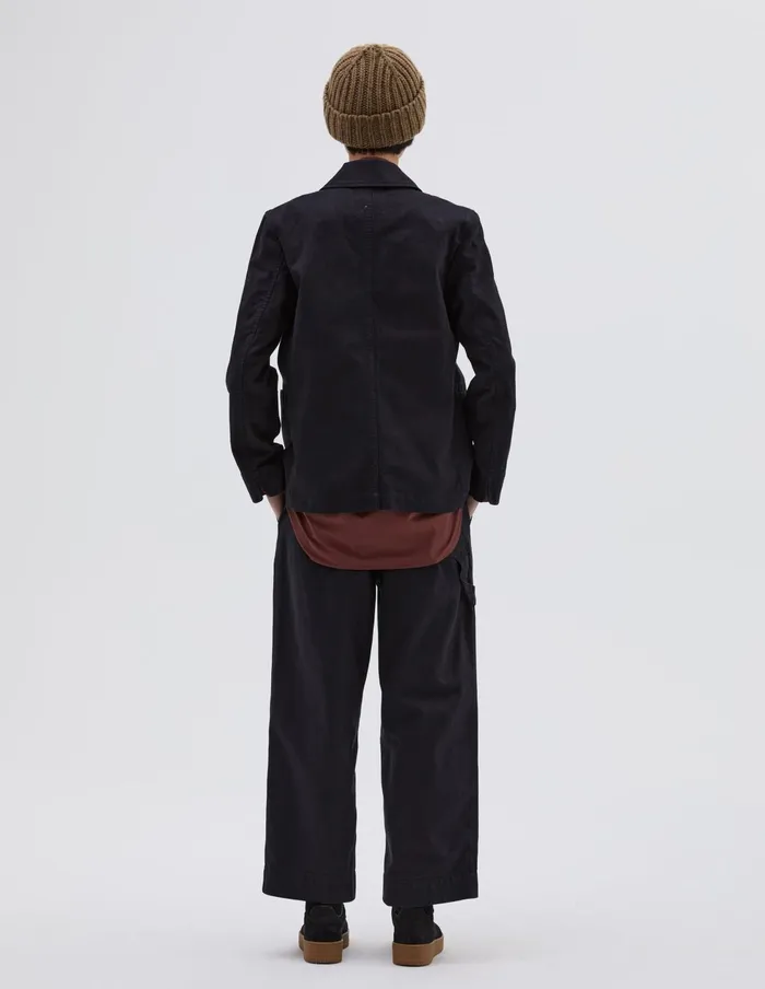Women Mhl Asymmetric Blazer Indigo Margaret Howell Jackets and Coats