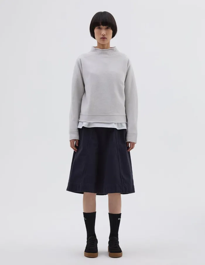 Women Mhl Felted Guernsey Fog Margaret Howell Knitwear