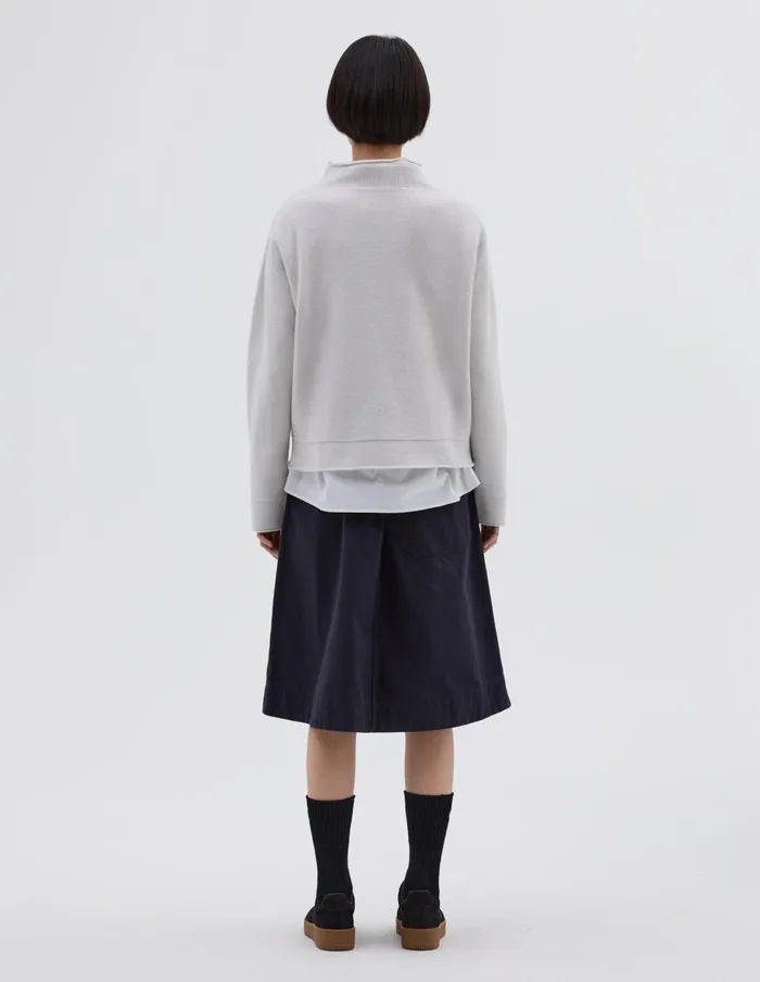 Women Mhl Felted Guernsey Fog Margaret Howell Knitwear