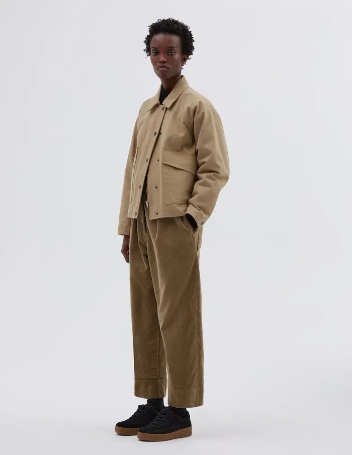 Women Mhl Raglan Work Jacket Stone Margaret Howell Jackets and Coats