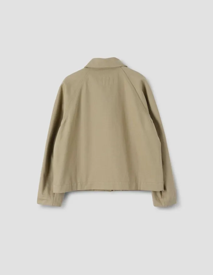 Women Mhl Raglan Work Jacket Stone Margaret Howell Jackets and Coats