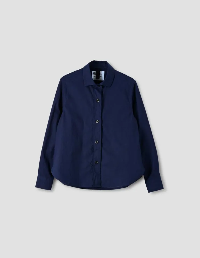 Women Mhl Simple Shirt Indigo Margaret Howell Shirts