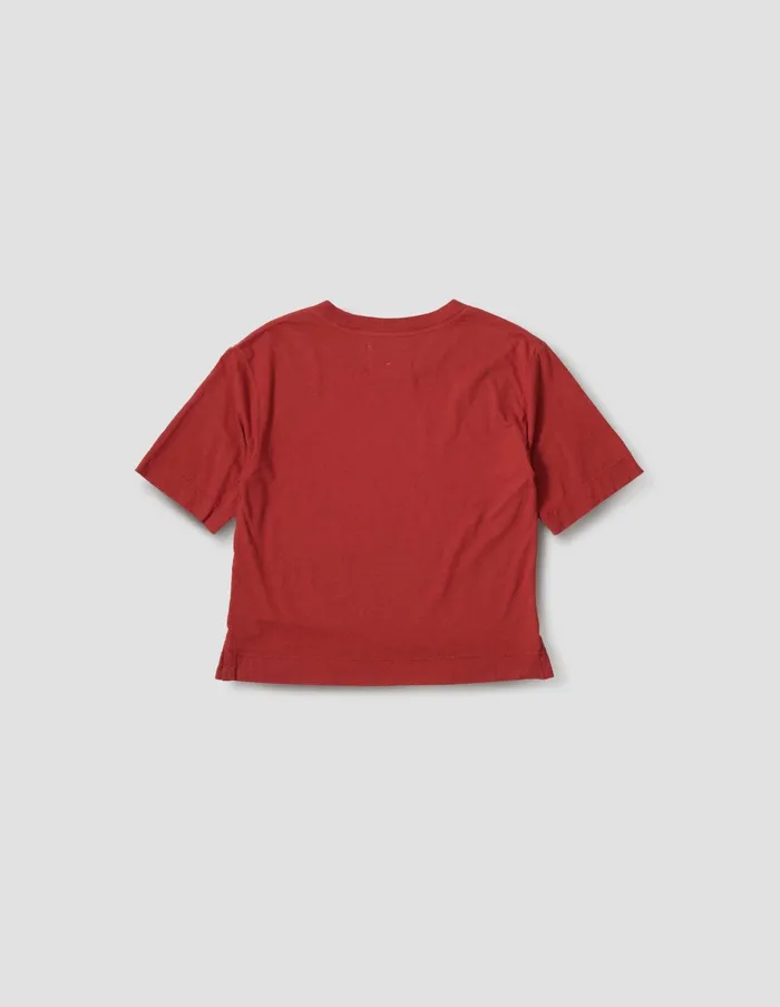 Women Mhl Simple T Shirt Sports Red Margaret Howell Sportswear