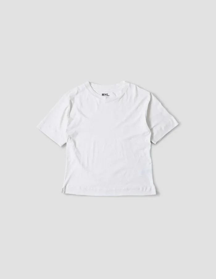 Women Mhl Simple T Shirt White Margaret Howell Sportswear