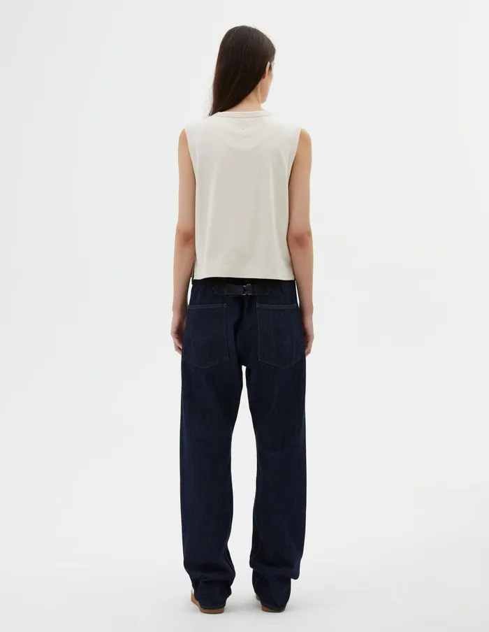 Women Mhl Tank Top Off White Margaret Howell Sportswear