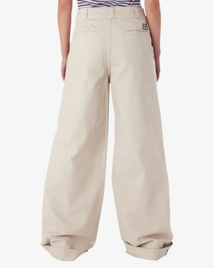 Women MILA WORK PANT Silver Grey OBEY Clothing BOTTOMS