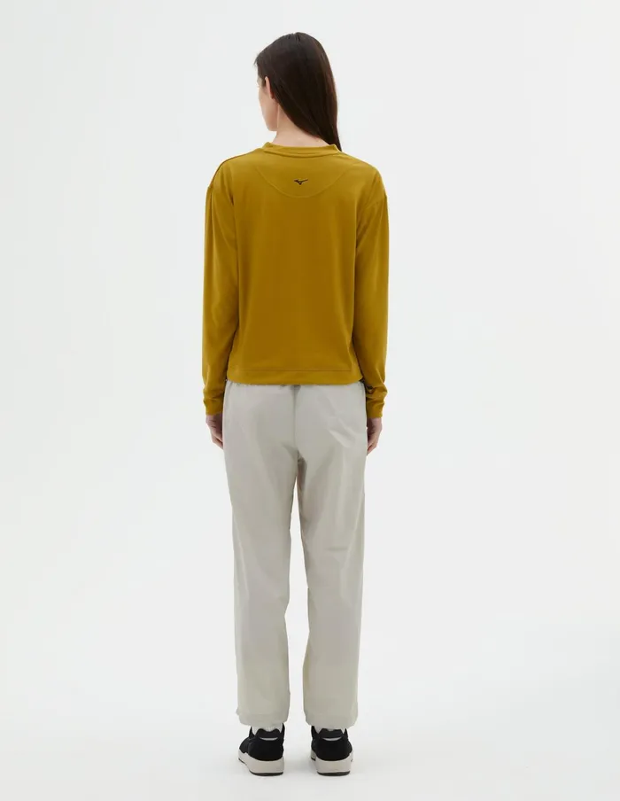 Women Mizuno Rain Trouser Light Stone Margaret Howell Trousers
