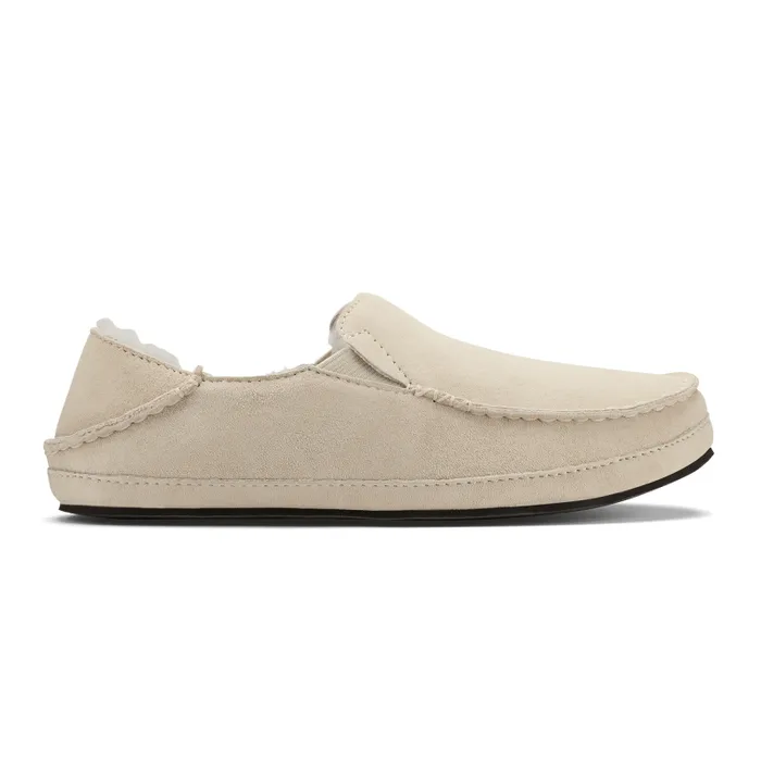 Women Nohea Slipper Womens Soft Shearling Slippers Bone Olukai Shearling