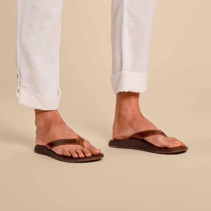 Women Paniolo Womens Premium Leather Sandals Natural Olukai Leather Women Paniolo Womens Premium Leather Sandals Natural Olukai Leather