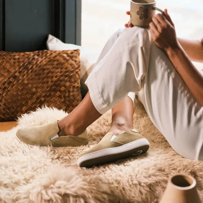 Women Pehuea Luxe Womens Suede SlipOn Shoes Toasted Coconut Olukai Leather Women Pehuea Luxe Womens Suede SlipOn Shoes Toasted Coconut Olukai Leather