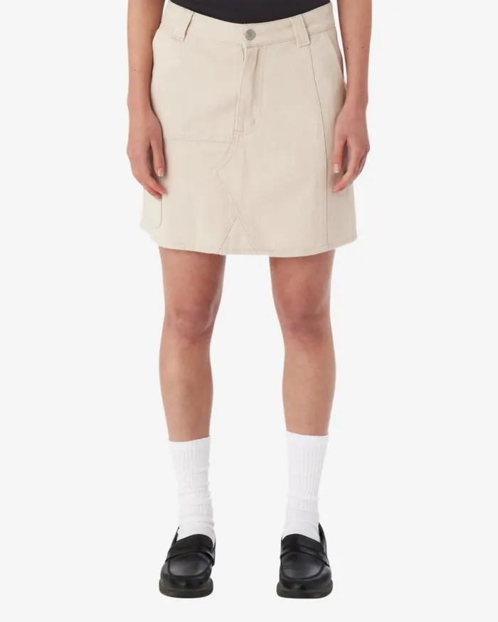 Women REBUILT CARPENTER SKIRT Clay OBEY Clothing BOTTOMS