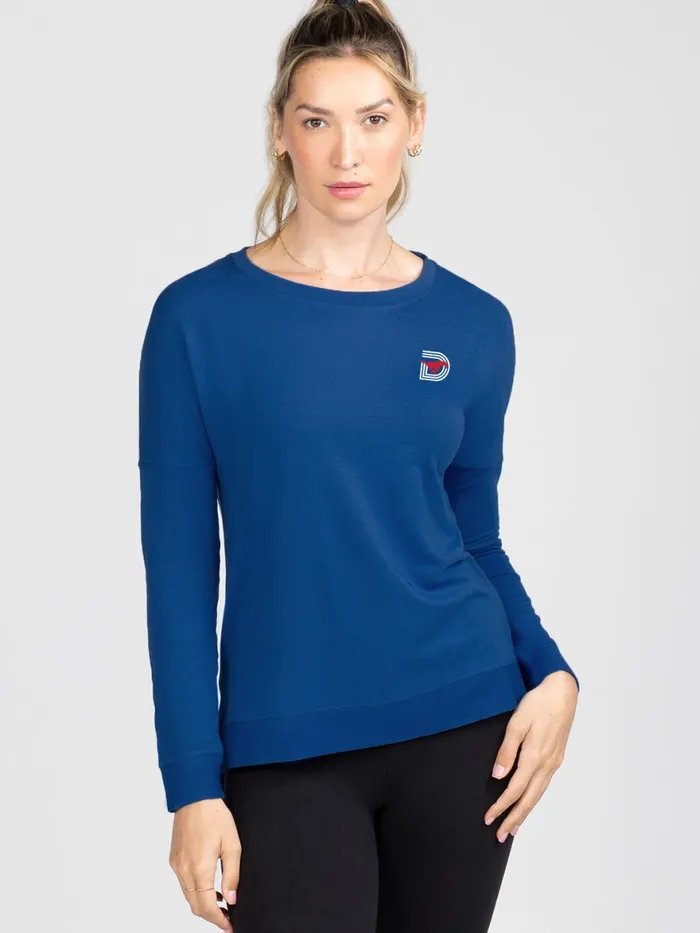Women Riverwalk Sweatshirt 8211 SMU Tasc Performance Sweatshirts Hoodies