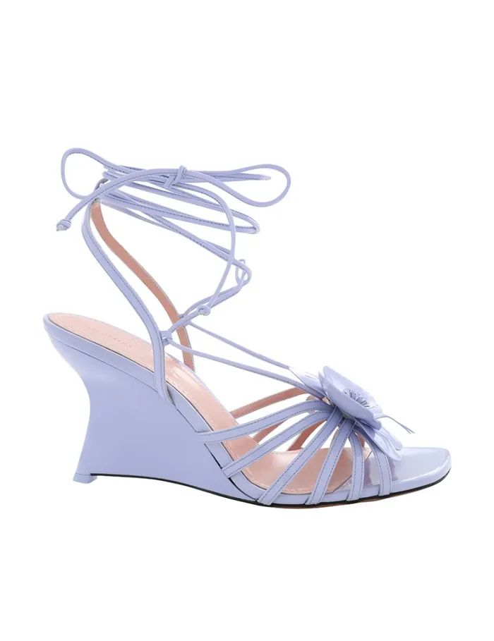 Women Sandals Zimmermann Zimmermann Orchid Wedge 85 Periwinkle