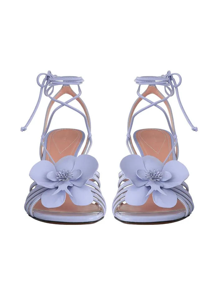 Women Sandals Zimmermann Zimmermann Orchid Wedge 85 Periwinkle