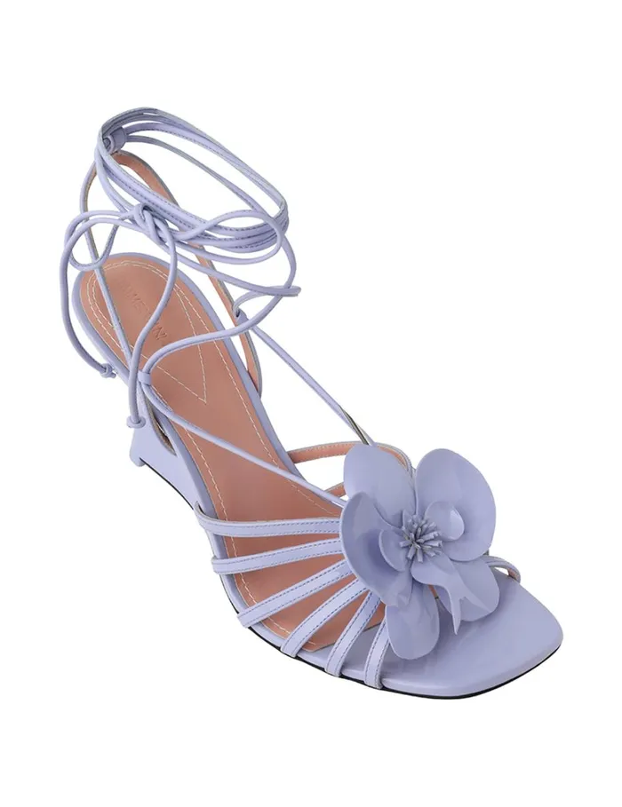Women Sandals Zimmermann Zimmermann Orchid Wedge 85 Periwinkle