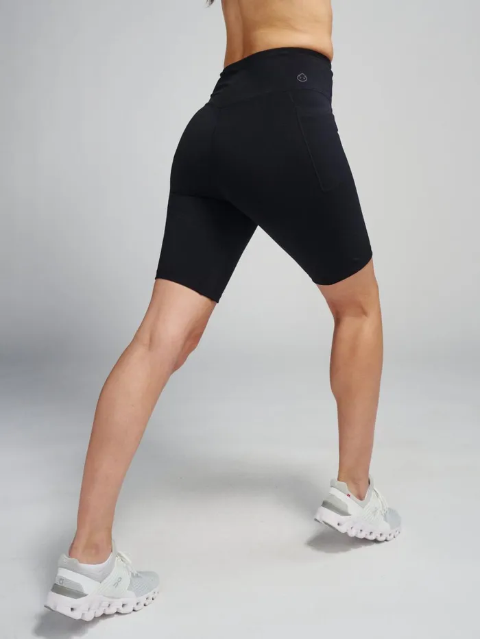 Women Sculptive Pocket Bike Short 8in Tasc Performance Shorts