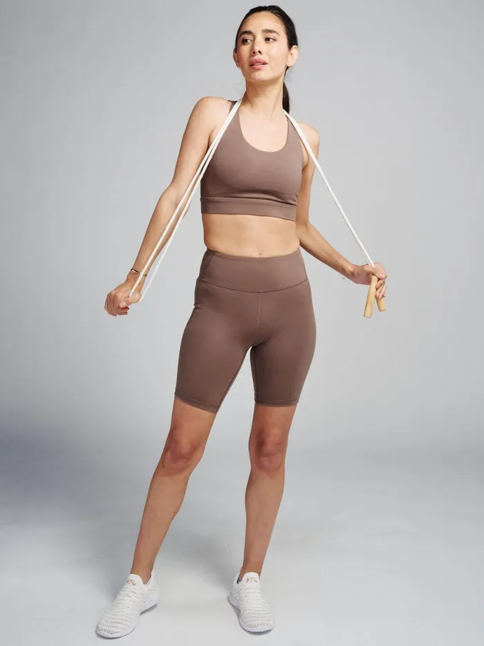 Women Sculptive Pocket Bike Short 8in Tasc Performance Shorts
