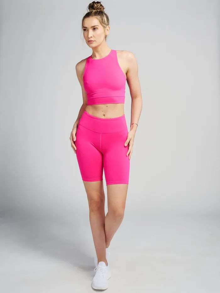 Women Sculptive Pocket Bike Short 8in Tasc Performance Shorts