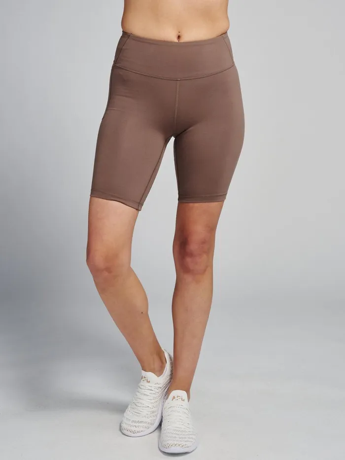 Women Sculptive Pocket Bike Short 8in Tasc Performance Shorts