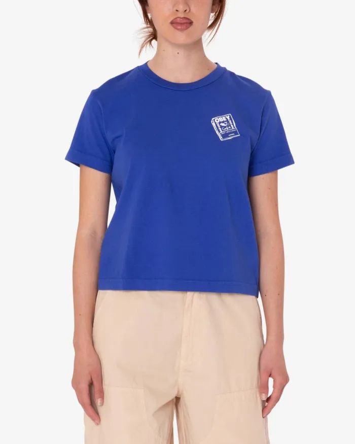 Women SOPHISTICATED STILL LIFE KAYLIN TSHIRT Surf Blue OBEY Clothing TSHIRTS