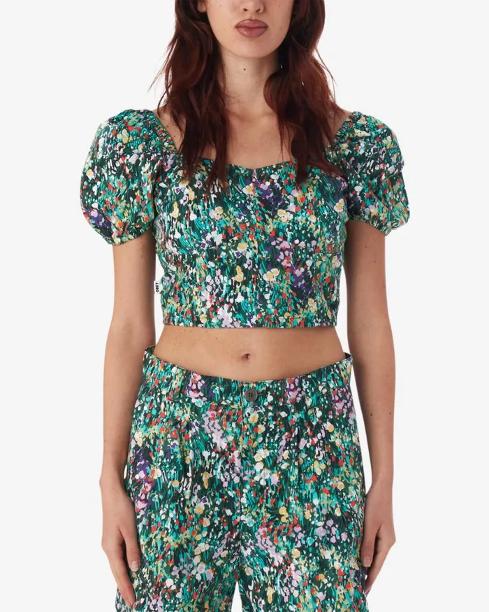 Women SPRING GARDEN TOP Fairway Multi OBEY Clothing TOPS