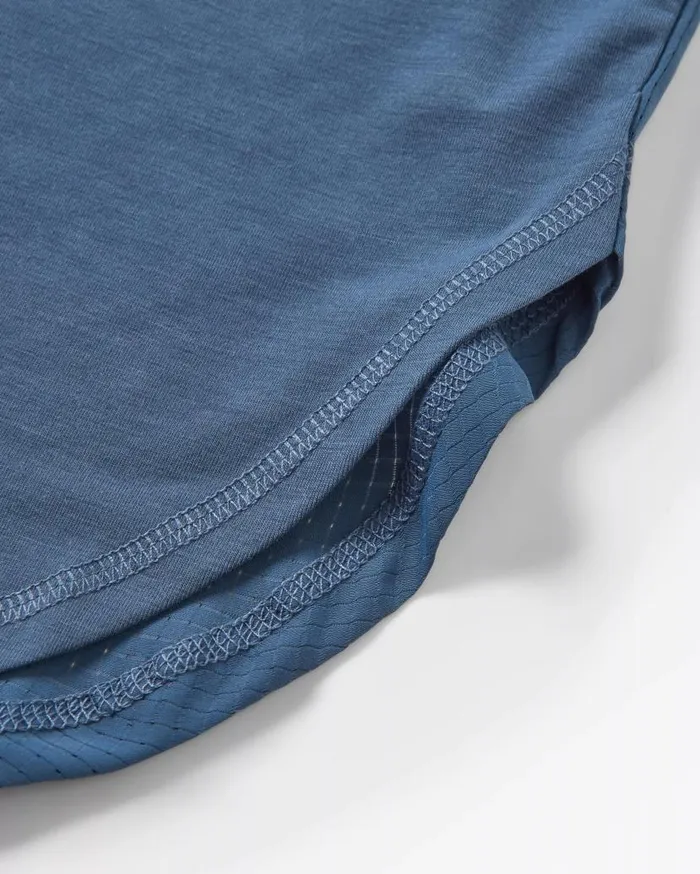 Women Tops Passenger Asana Recycled Active Vest Dark Denim Dark Denim
