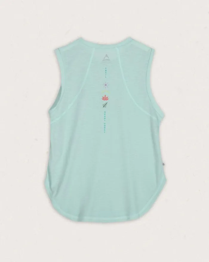 Women Tops Passenger Blue Bird Recycled Active Vest Mint Green Mint Green