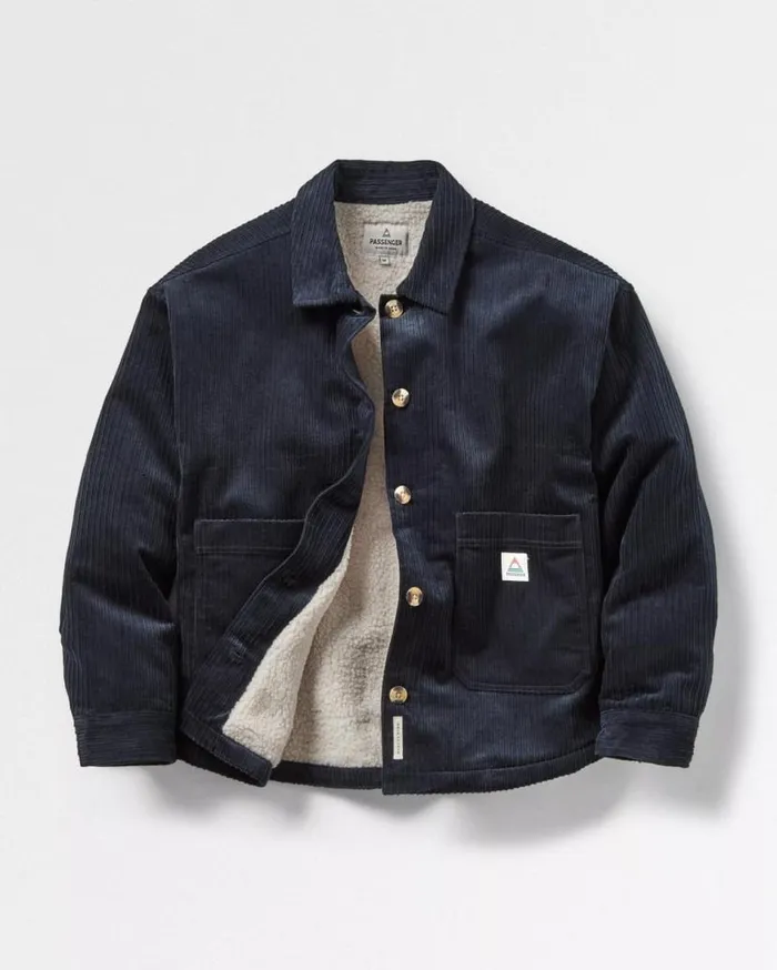 Women Tops Passenger Flint Corduroy Overshirt Deep Navy Deep Navy