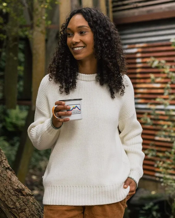 Women Tops Passenger Gondwana Classic Knitted Jumper Off White Off White