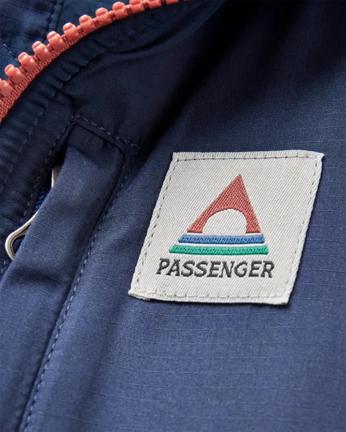 Women Tops Passenger Home 20 12 Zip Recycled Sherpa Fleece Dark Denim Dark Denim