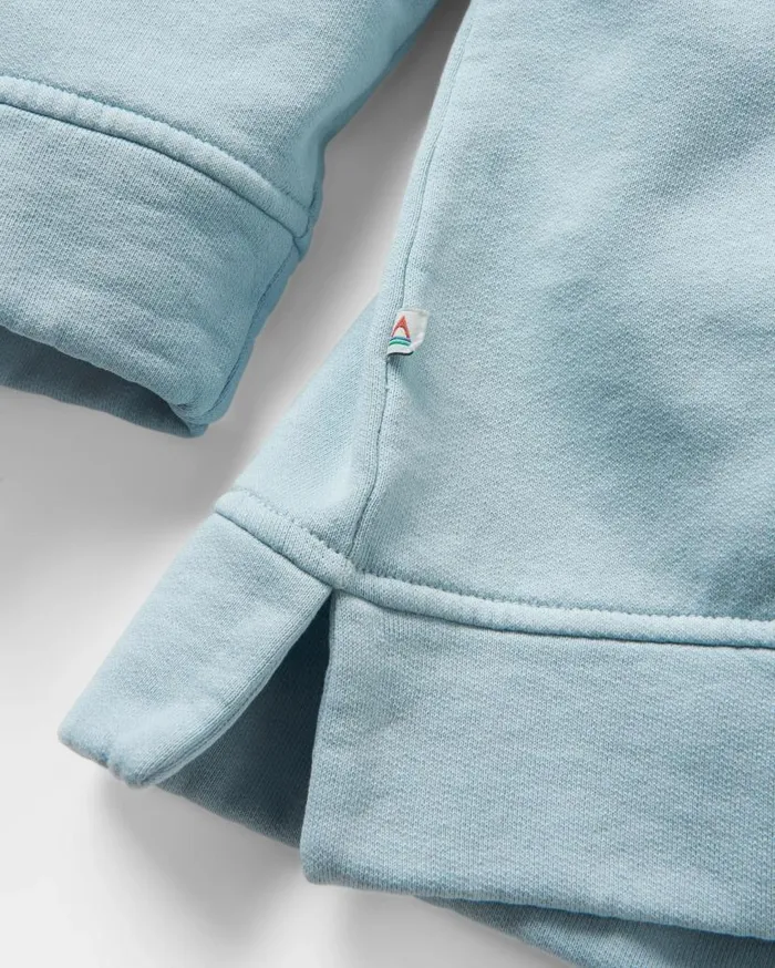 Women Tops Passenger Outlook Recycled Cotton Hoodie Blue Fog Blue Fog