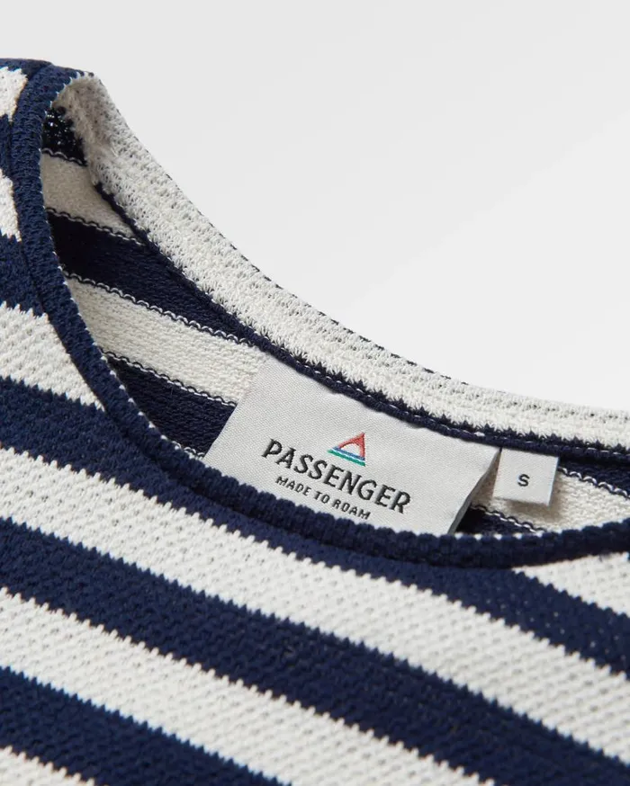 Women Tops Passenger Panorama Striped LS TShirt Deep Navy Deep Navy