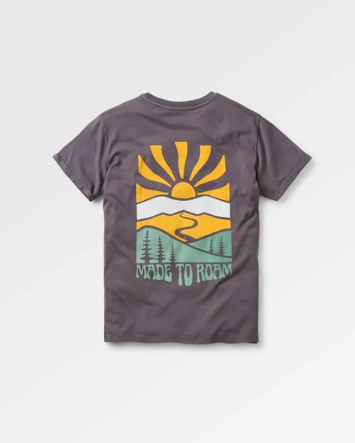 Women Tops Passenger Perfect Days TShirt Charcoal Charcoal