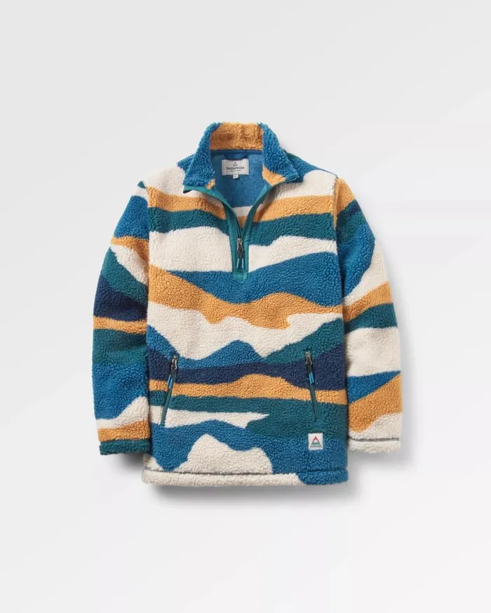 Women Tops Passenger Perouse Recycled DeepPile Sherpa Fleece Scenic Birch Scenic Birch