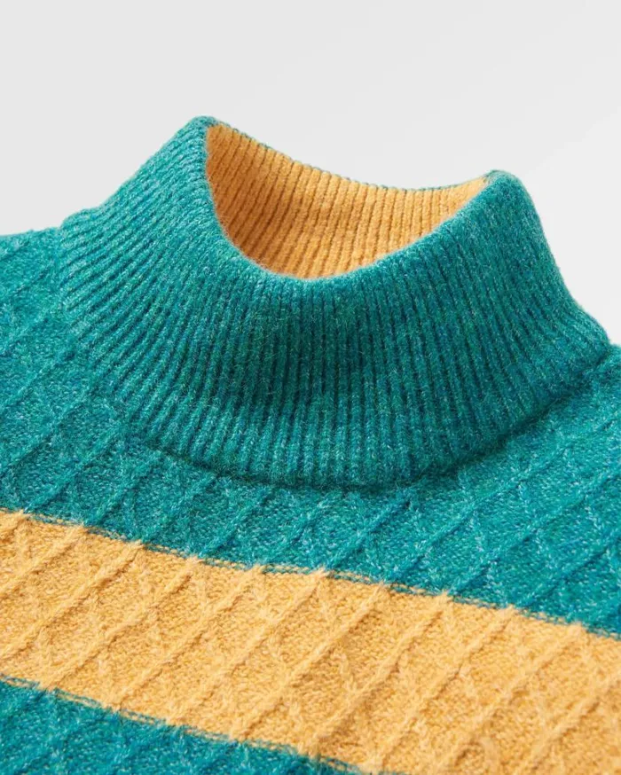 Women Tops Passenger Ramble Recycled Knitted Jumper Mediterranean Mediterranean